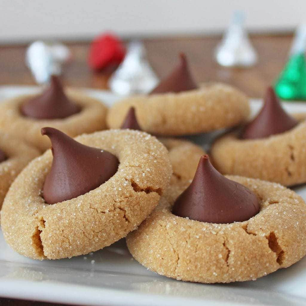 Peanut Butter Cookies With Hershey Kiss
 Peanut Butter Blossoms If You Give a Blonde a Kitchen