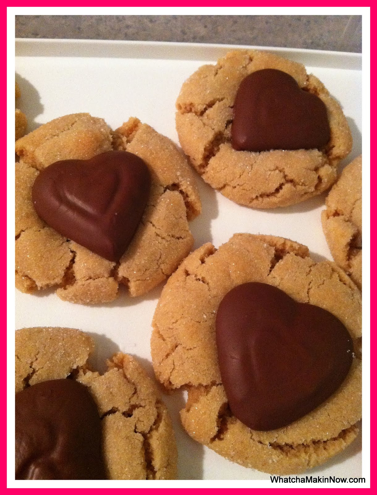 Peanut Butter Cookies With Kisses
 Whatcha Makin Now Chocolate Kiss Cookies Peanut Butter