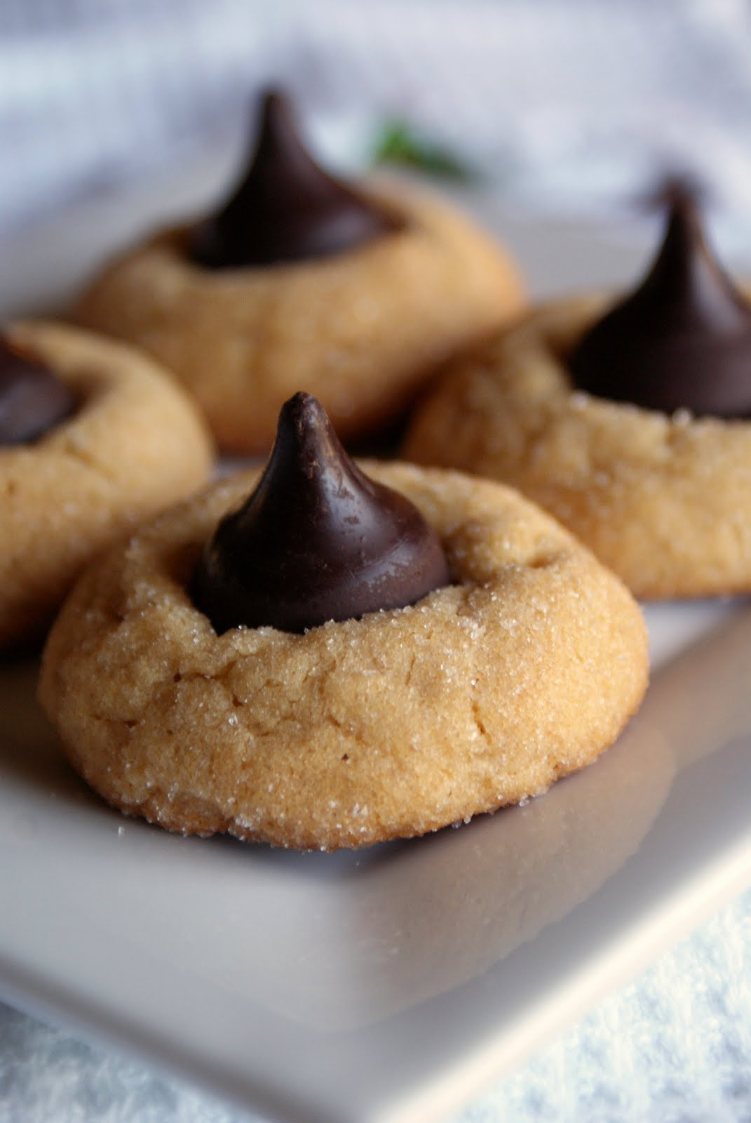 Peanut Butter Cookies With Kisses
 Peanut Butter Chocolate Kiss Cookies