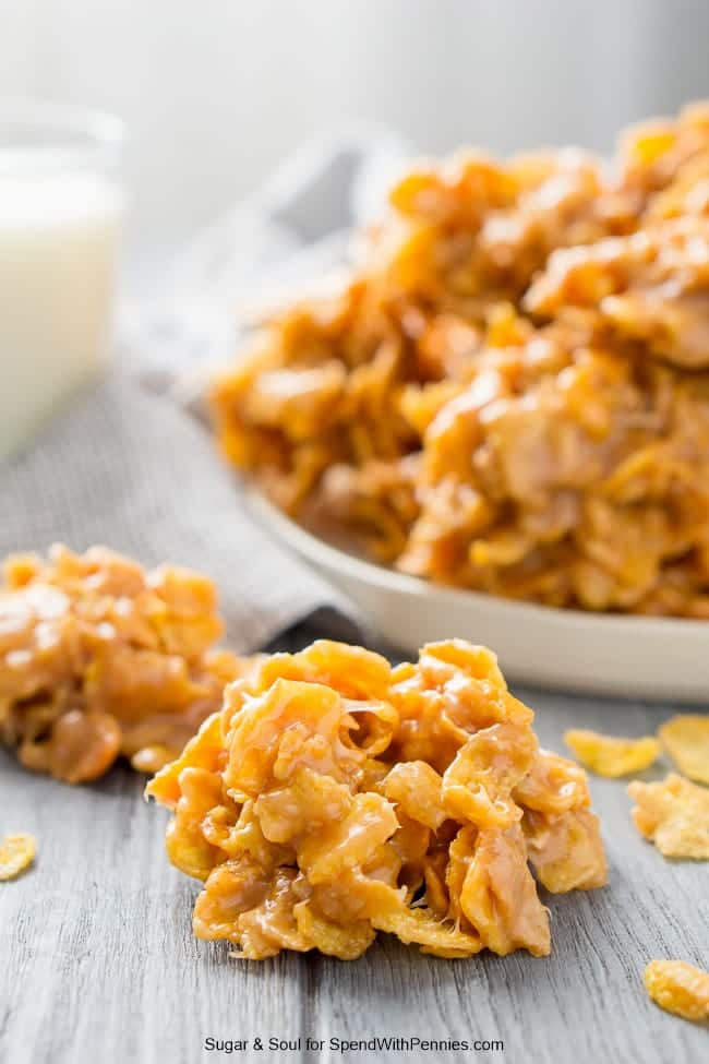 Peanut Butter Cornflake Cookies
 Peanut Butter Cornflake Cookies no bake Spend With Pennies