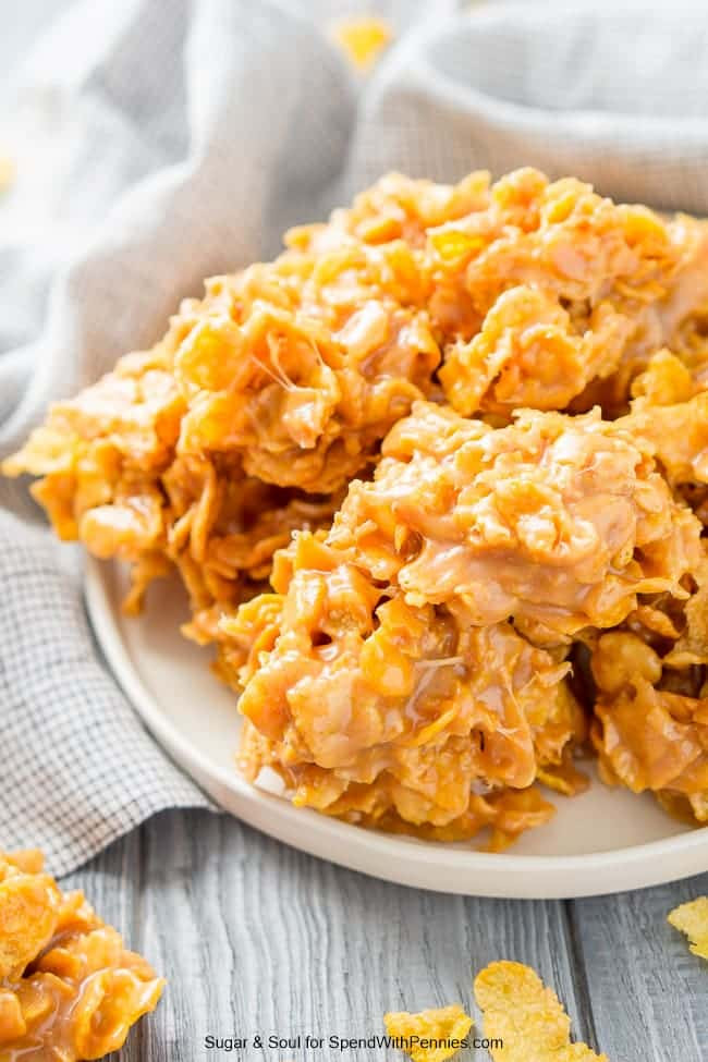 Peanut Butter Cornflake Cookies
 Peanut Butter Cornflake Cookies no bake Spend With Pennies