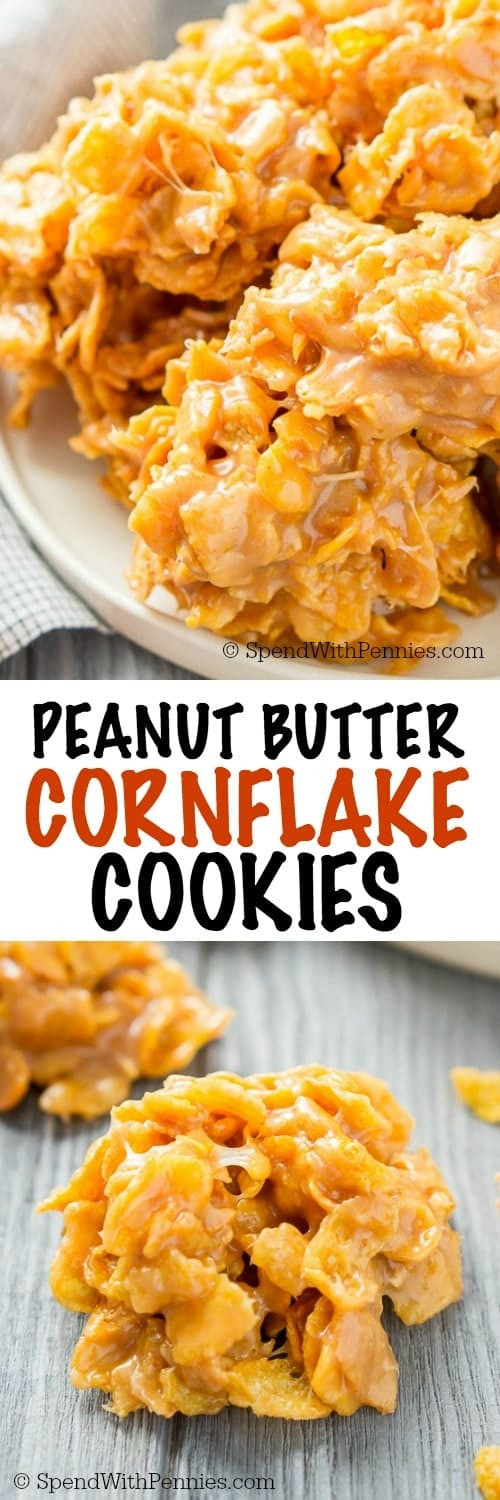 Peanut Butter Cornflake Cookies
 Peanut Butter Cornflake Cookies no bake Spend With Pennies