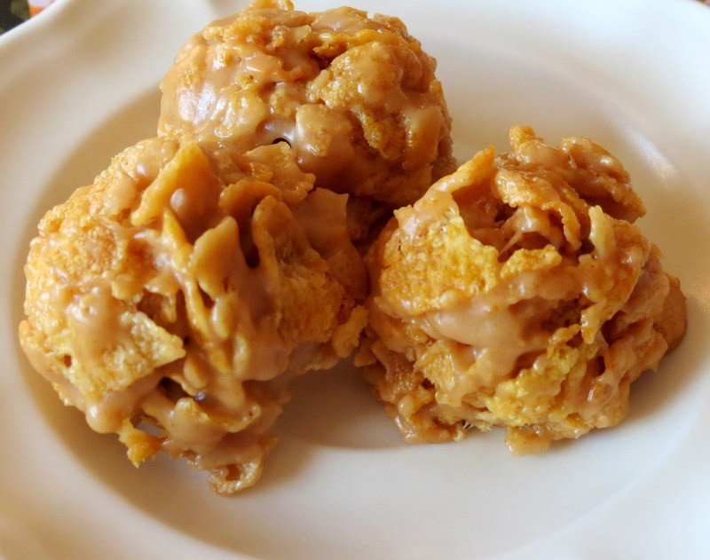 Peanut Butter Cornflake Cookies
 No Bake Peanut Butter Cornflake Cookies