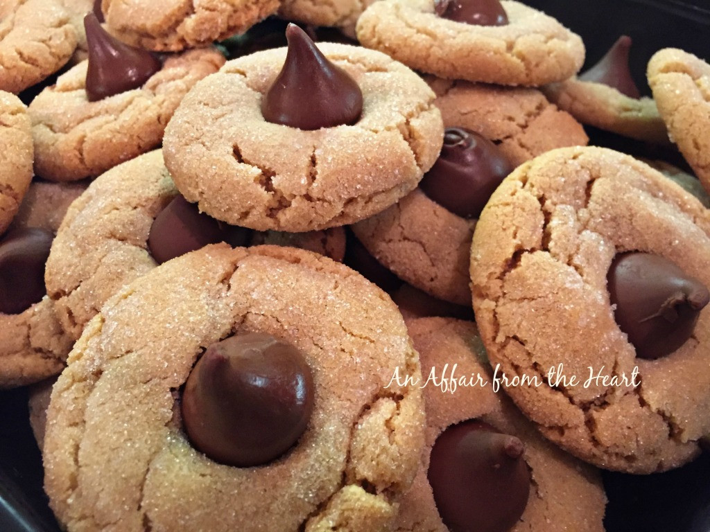 Peanut Butter Kiss Cookies
 homemade Peanut Butter Kiss Cookies