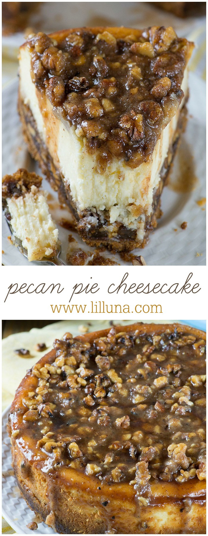 Pecan Pie Cheesecake
 Pecan Pie Cheesecake