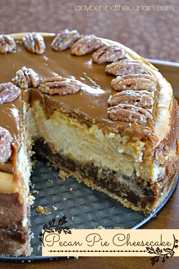 Pecan Pie Cheesecake Recipe
 Pecan Pie Cheesecake Lady Behind the Curtain