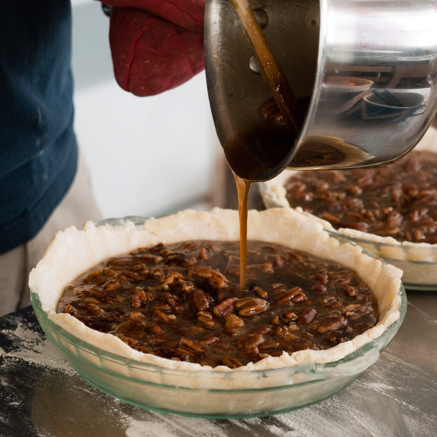 Pecan Pie Filling
 Pecan pie and garden planning