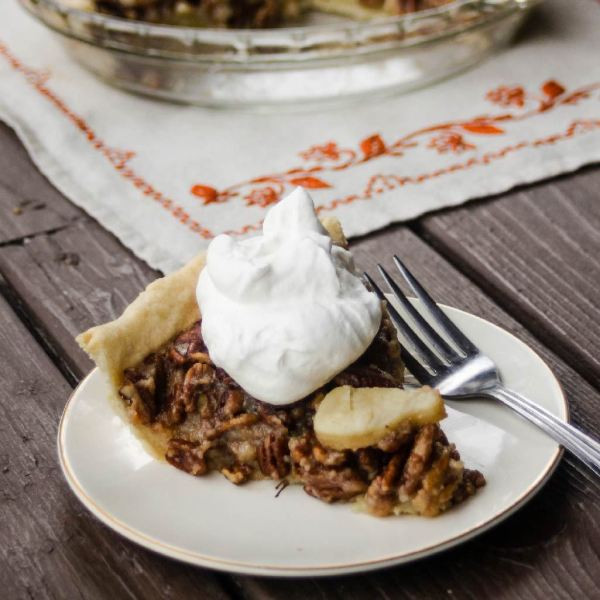 Pecan Pie No Corn Syrup
 Naturally Sweetened Pecan Pie