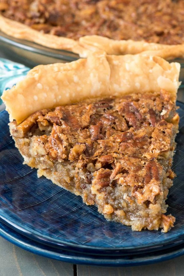 Pecan Pie No Corn Syrup
 Elmer s Brown Sugar Pecan Pie Crazy for Crust