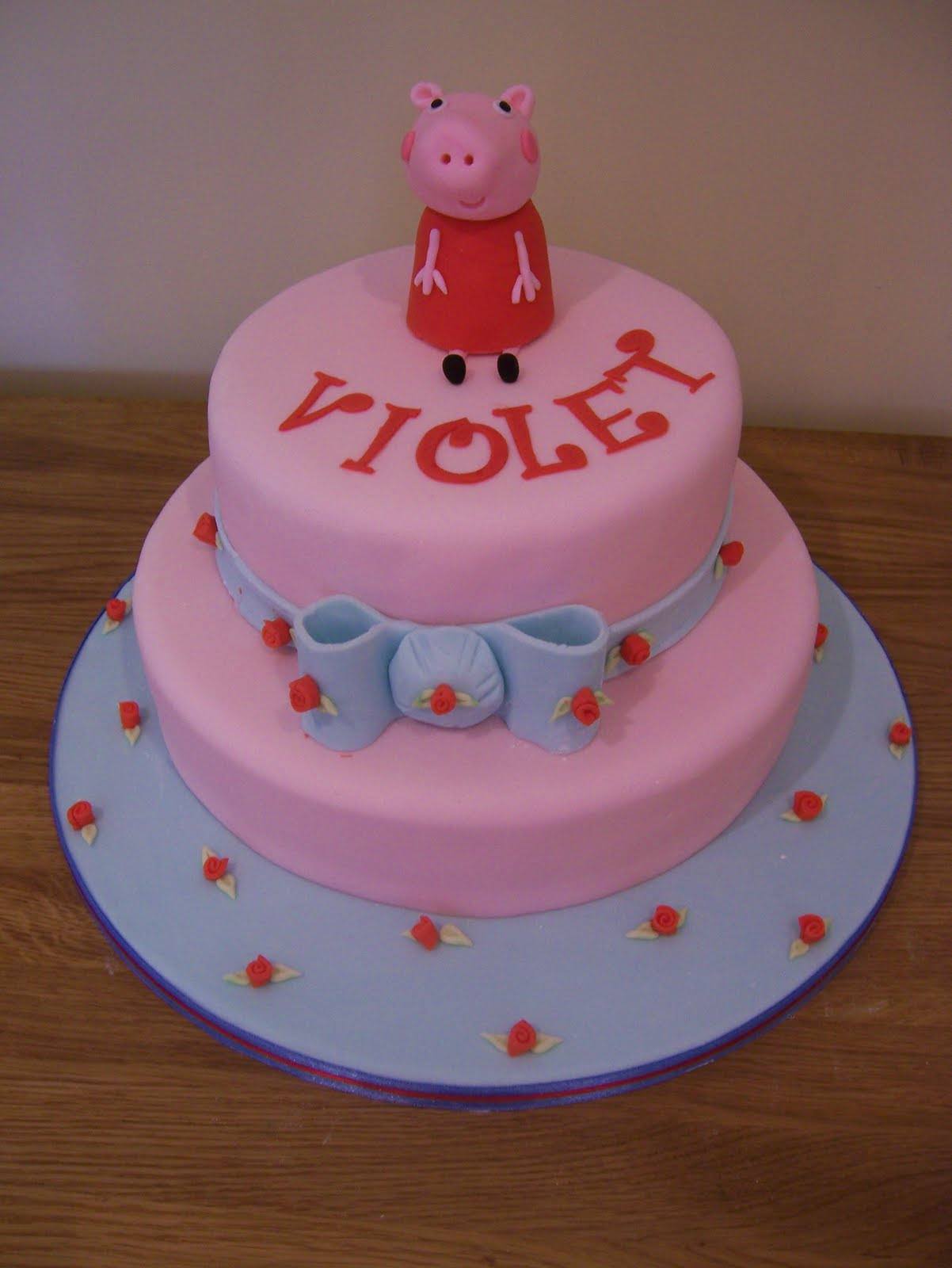 Peppa Pig Birthday Cake
 peppa pig cake topper tutorial Archives Casa Costello