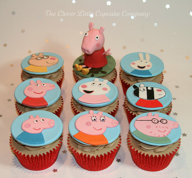 Peppa Pig Cupcakes
 Peppa Pig Cupcakes