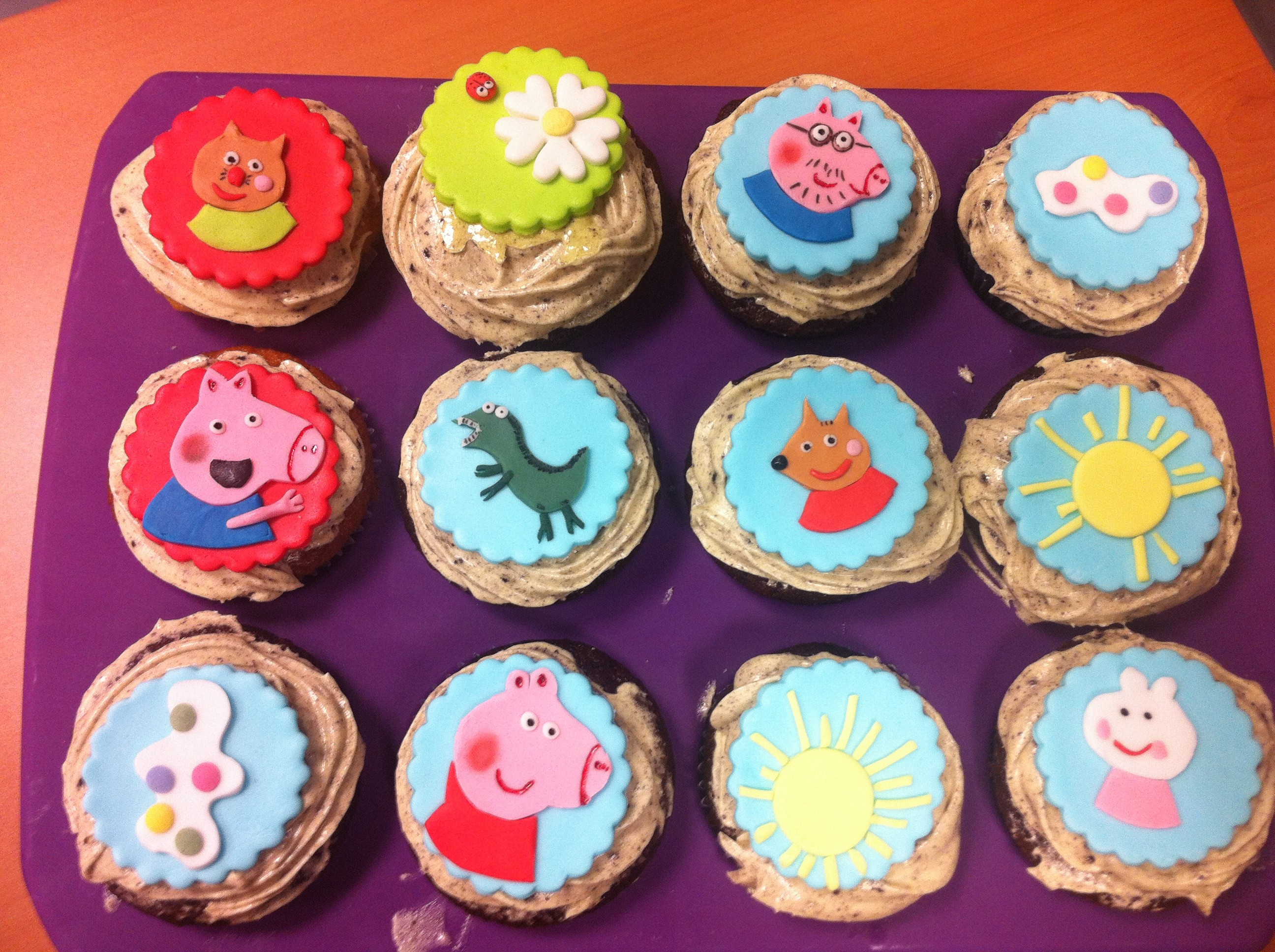 Peppa Pig Cupcakes
 Cupcakes de Peppa Pig – Sweet Rosita