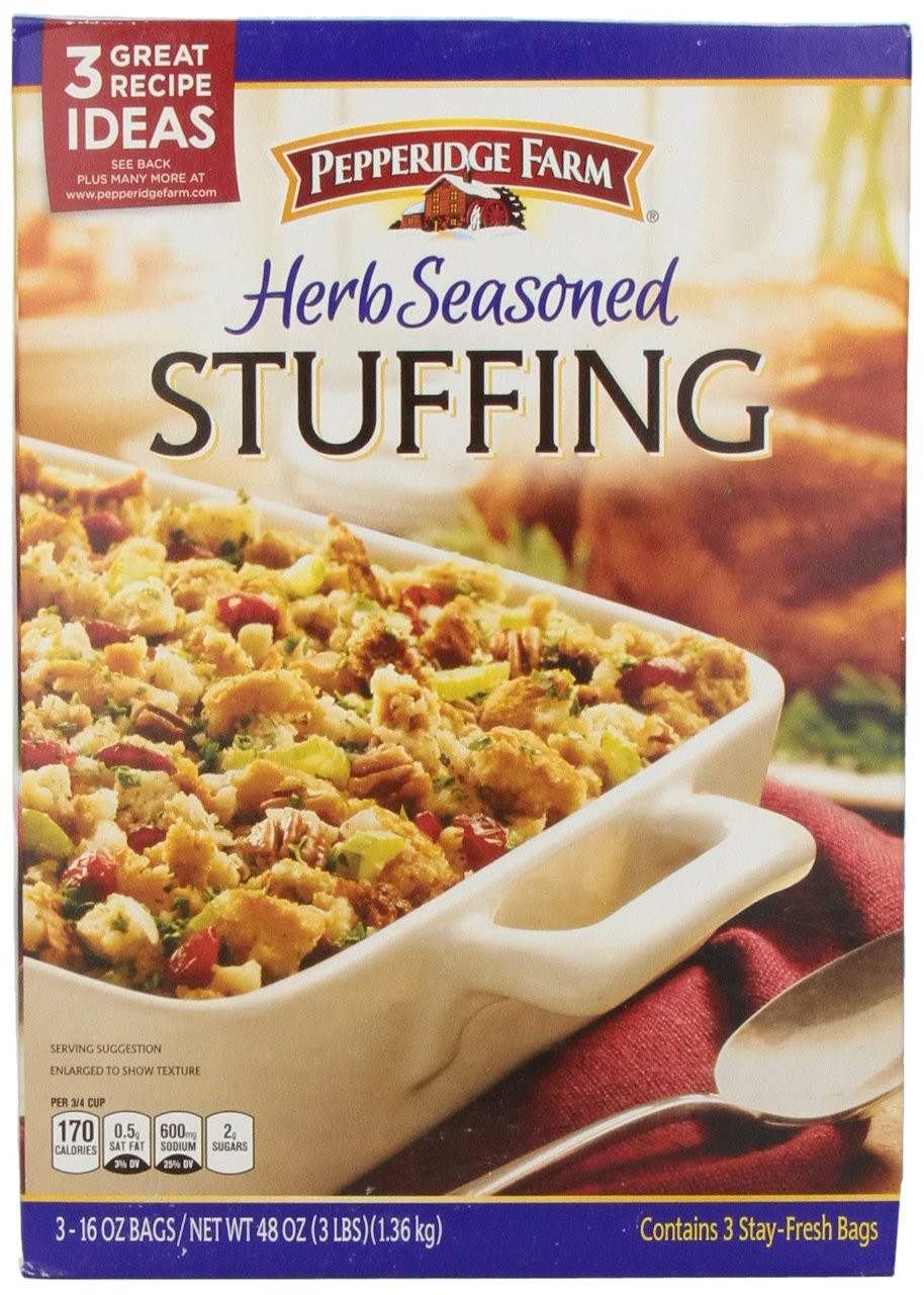 Pepperidge Farm Cornbread Stuffing
 pepperidge farm cornbread stuffing ingre nts