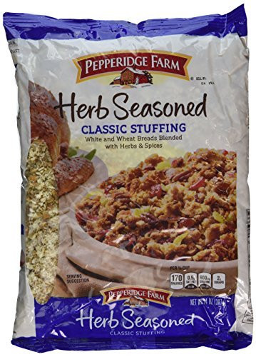 Pepperidge Farm Cornbread Stuffing
 Amazon Pepperidge Farm Cornbread Stuffing 14oz Bag