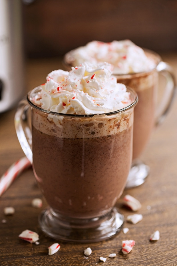 Peppermint Hot Chocolate
 Cozy Peppermint Hot Chocolate Slow Cooker Recipe
