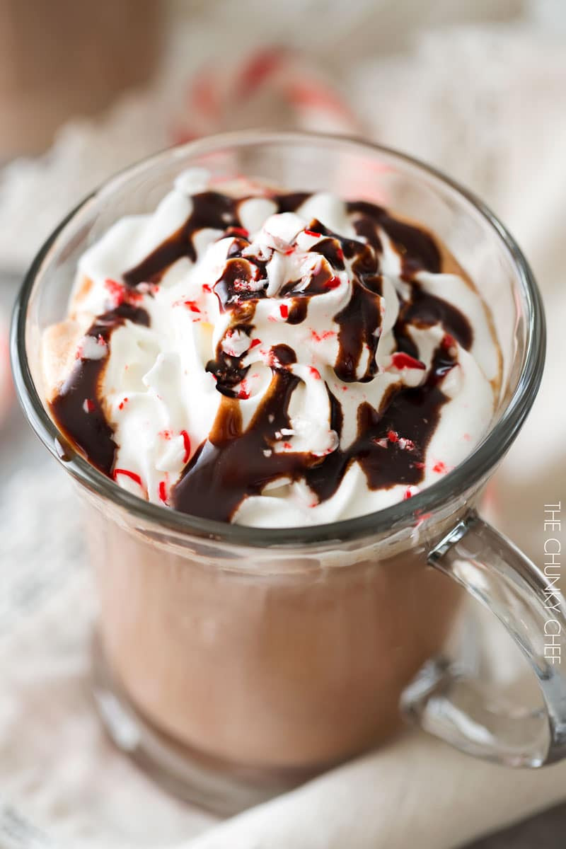 Peppermint Hot Chocolate
 Creamy Peppermint Hot Chocolate The Chunky Chef