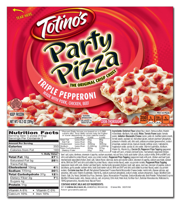 Pepperoni Pizza Calories
 Totino s Jeno s Product List