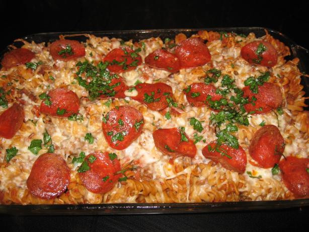 Pepperoni Pizza Casserole
 Pepperoni Pizza Casserole Recipe — Dishmaps