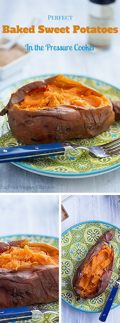 Perfect Baked Sweet Potato
 Perfect Baked Sweet Potatoes in the Pressure Cooker and