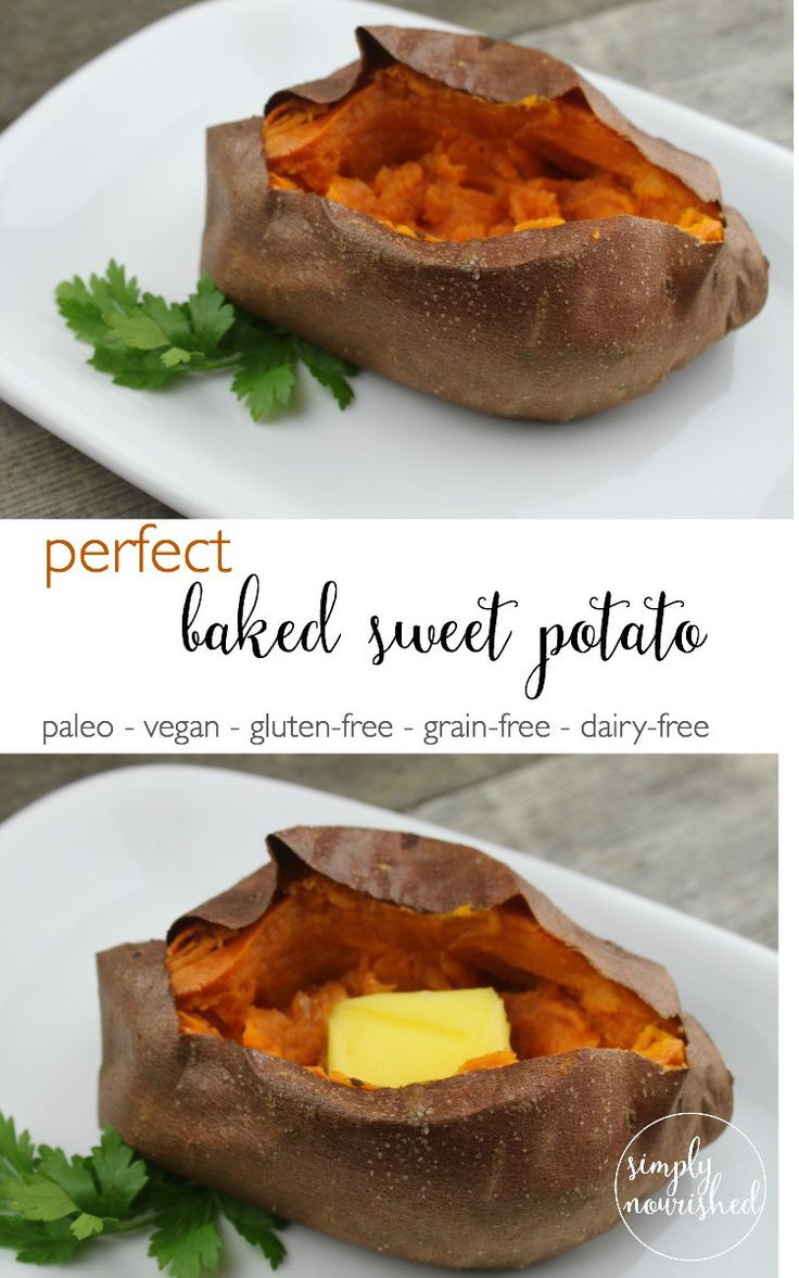 Perfect Baked Sweet Potato
 Baked Sweet Potatoes Recipe