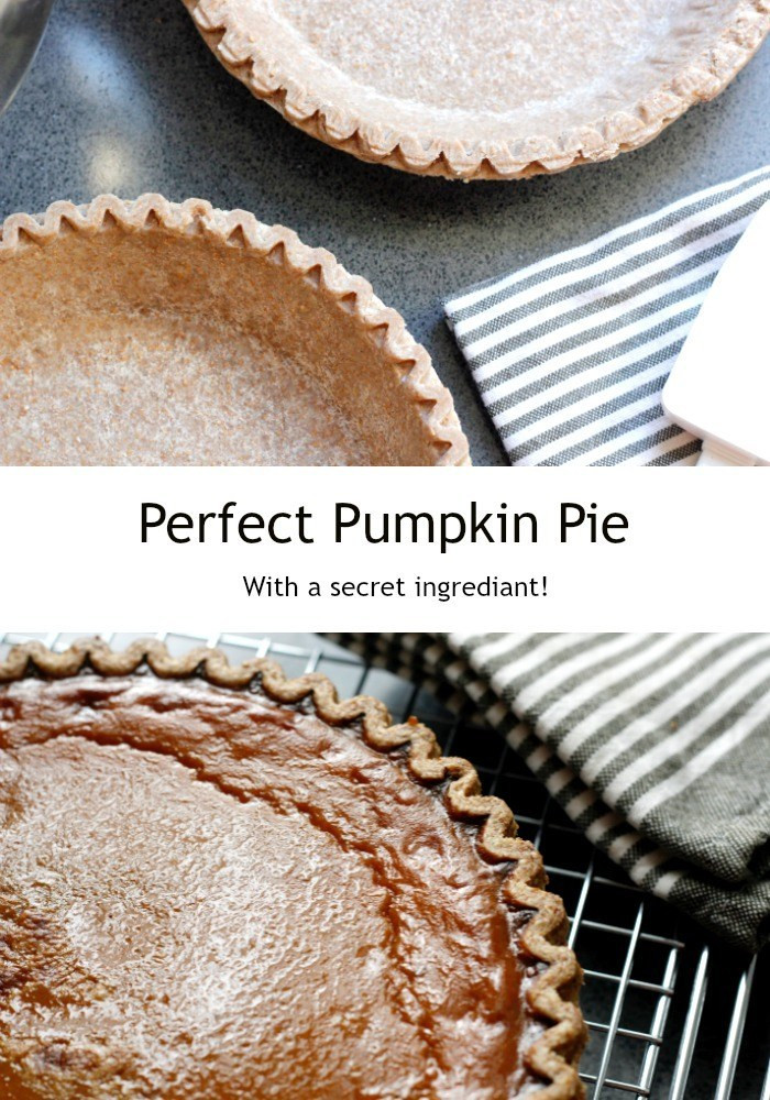 Perfect Pumpkin Pie
 Perfect Pumpkin Pie With A Secret Ingre nt