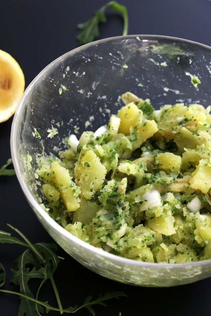 Pesto Potato Salad
 arugula pesto potato salad – Savormania