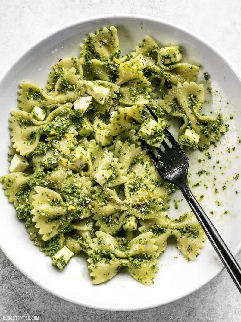 Pesto Sauce Pasta
 Kale Pesto Pasta Bud Bytes