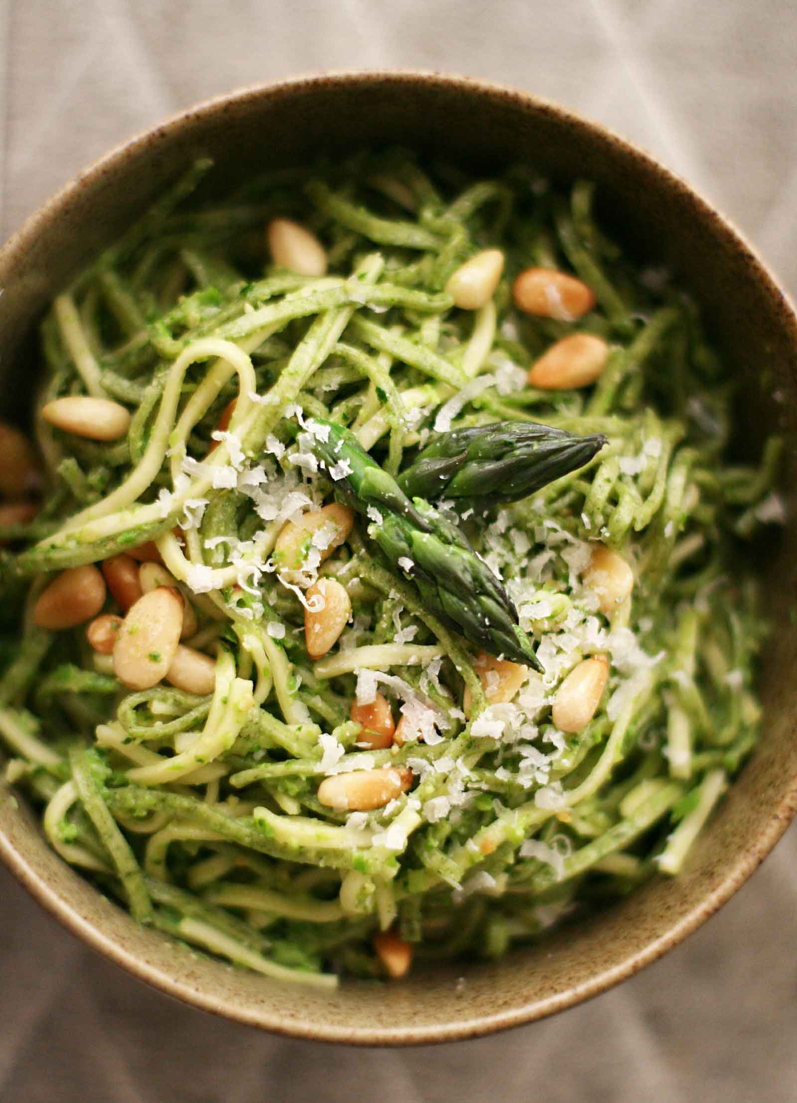 Pesto Sauce Pasta
 Asparagus Pesto with Pasta Recipe