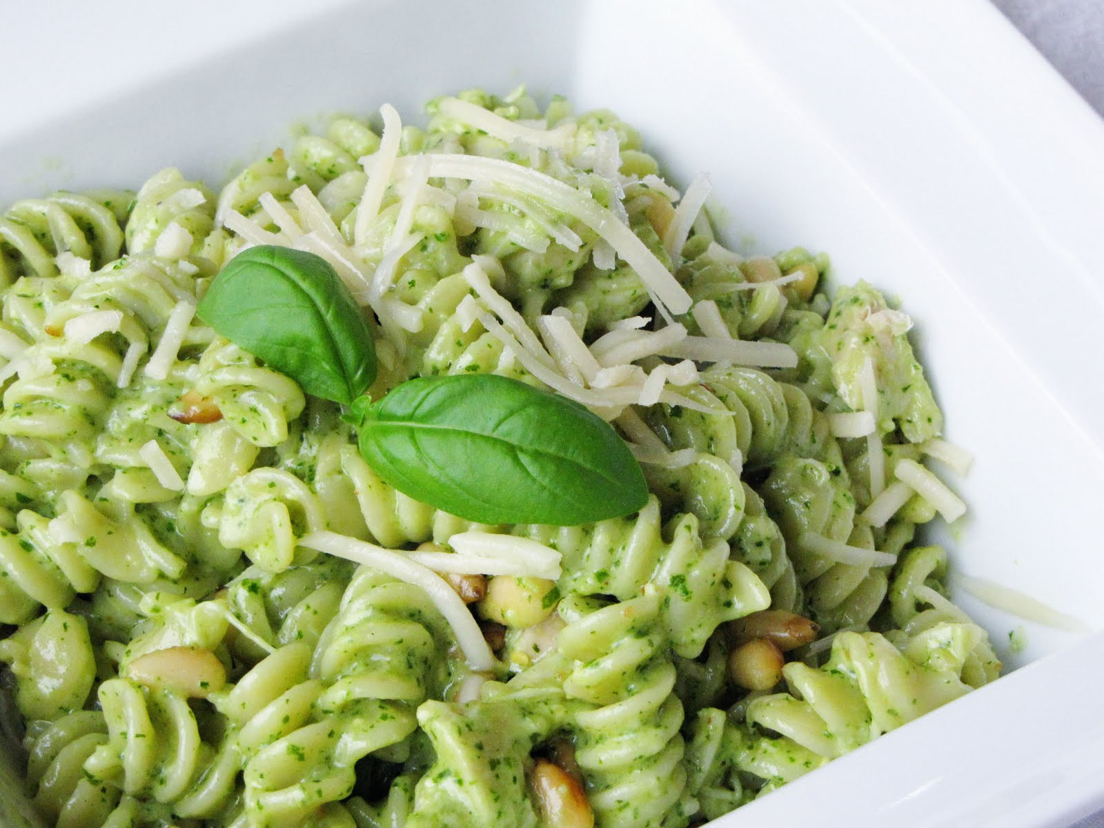 Pesto Sauce Pasta
 chicken & pasta with pesto cream sauce