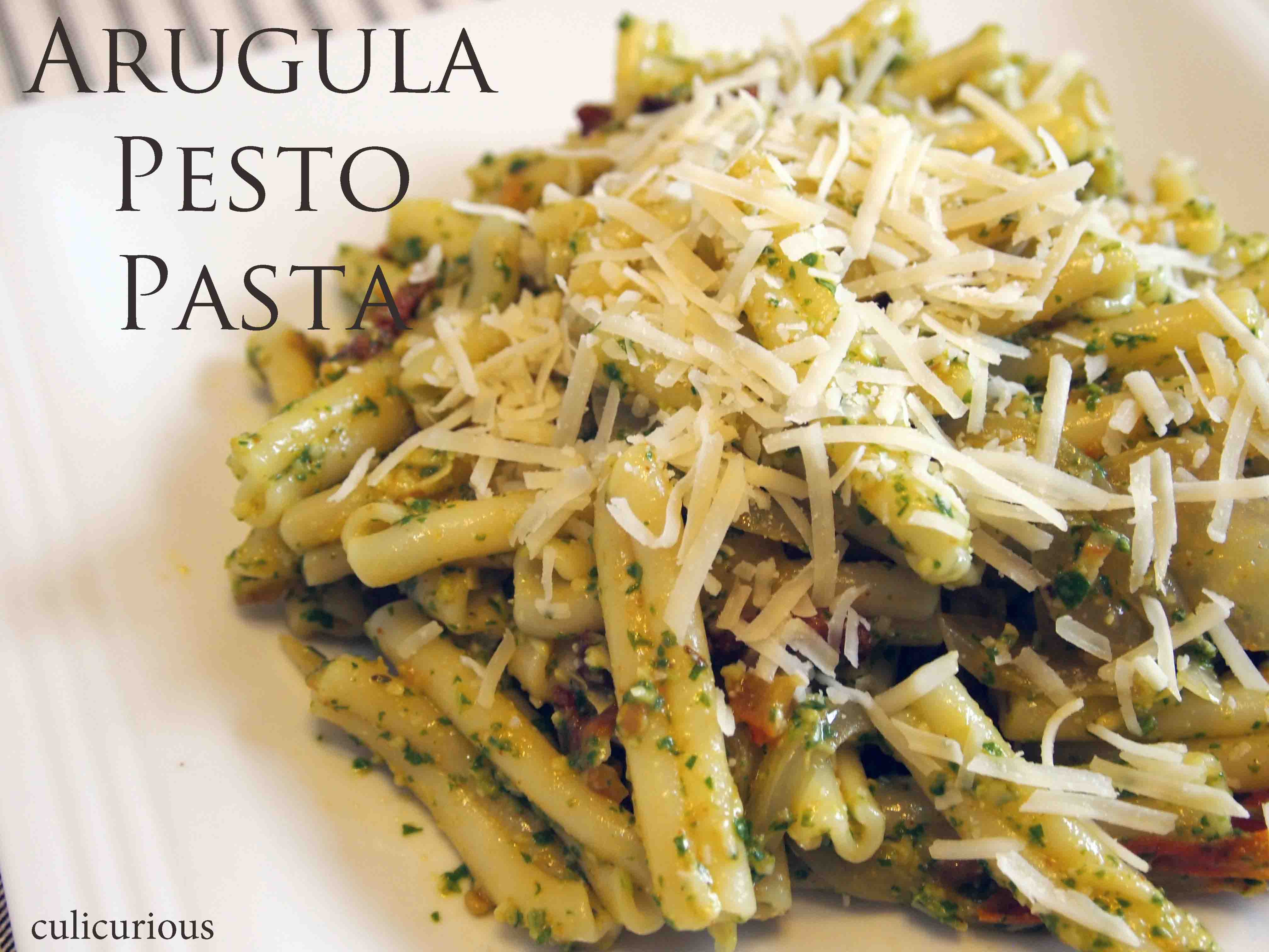 Pesto Sauce Pasta
 Arugula Pesto Pasta Recipe culicurious