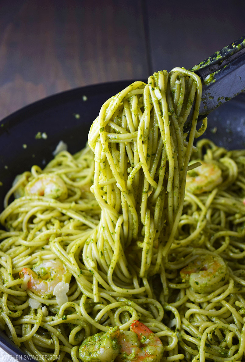 Pesto Shrimp Pasta
 Pesto Shrimp Pasta Recipe