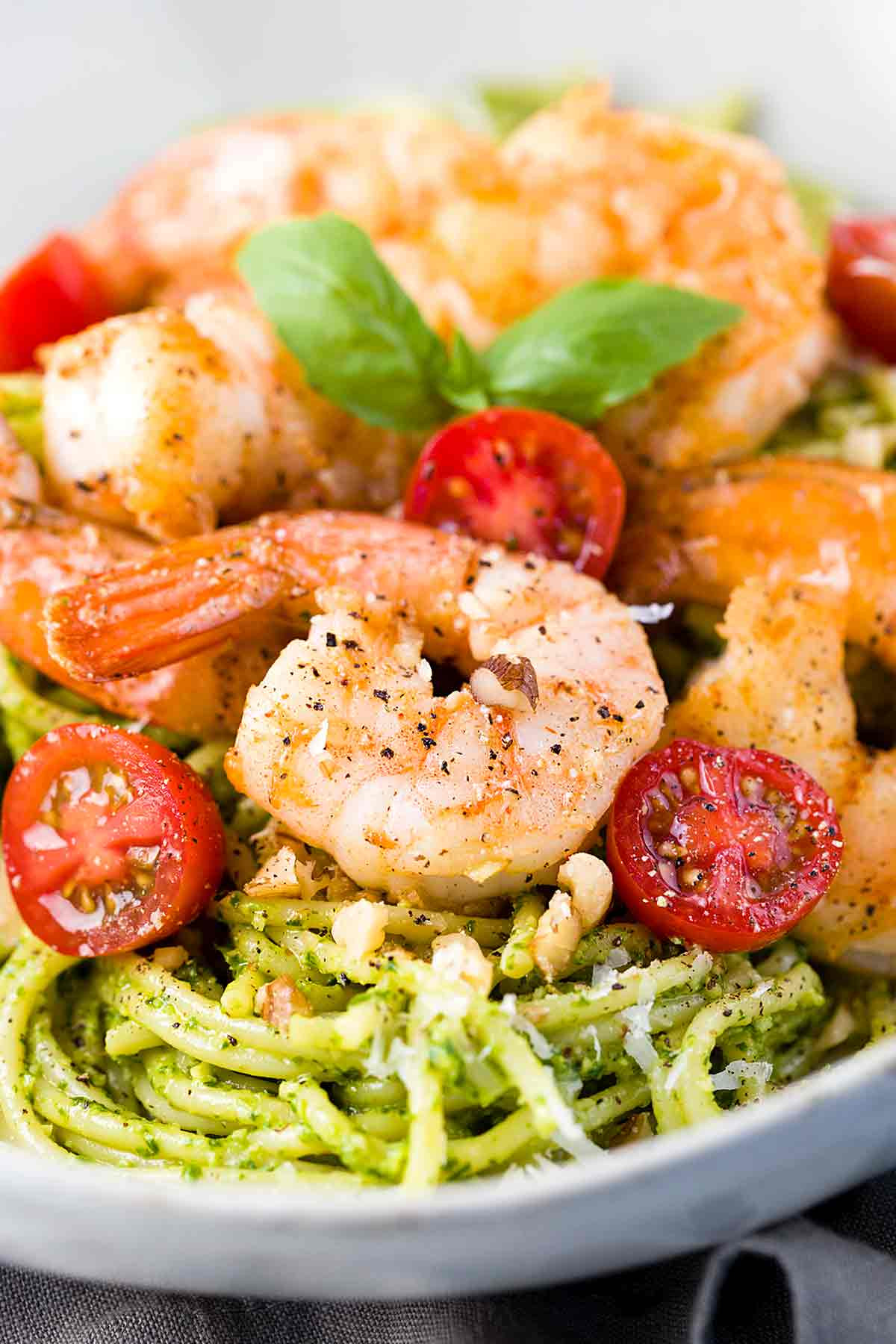 Pesto Shrimp Pasta
 30 Minute Pesto Shrimp Pasta Recipe