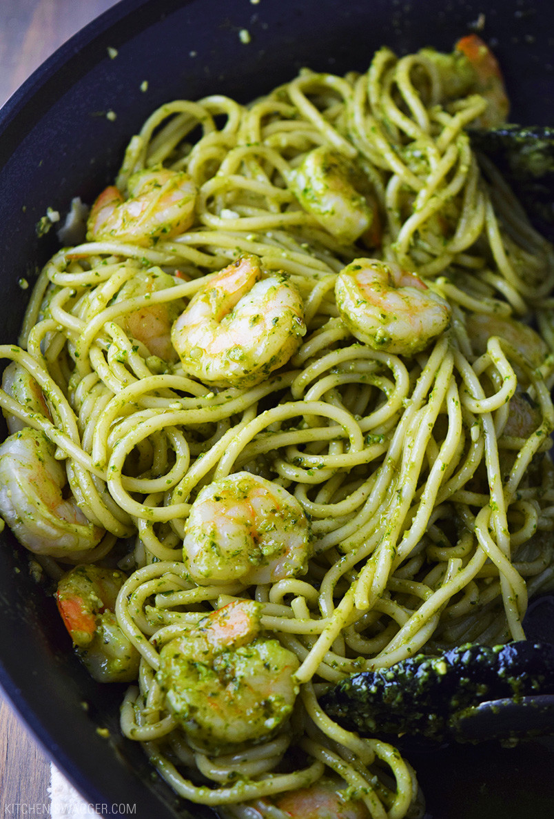 Pesto Shrimp Pasta
 Pesto Shrimp Pasta Recipe