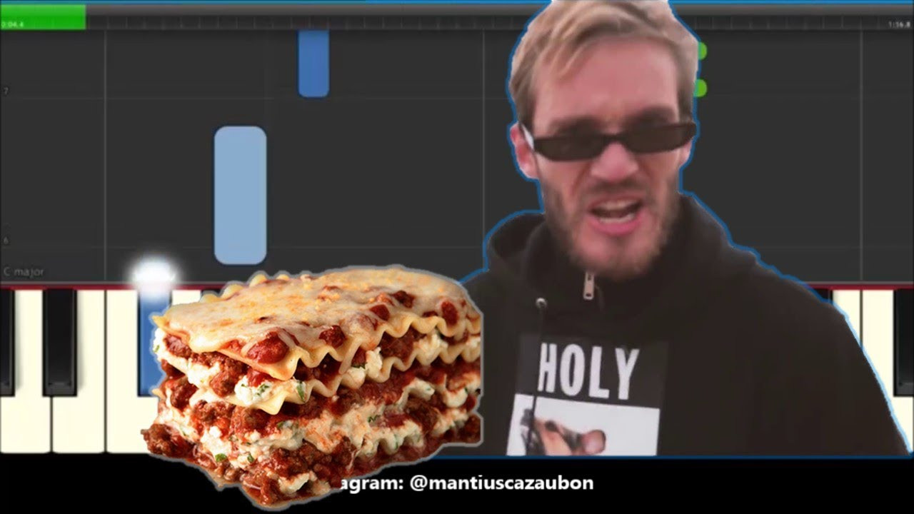 pewdiepie b lasagna