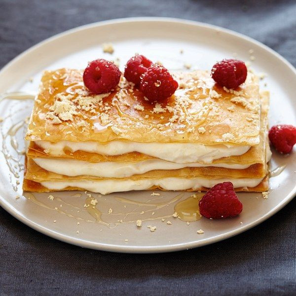 Phyllo Dough Desserts Recipes
 Halvah Mille Feuilles Recipe