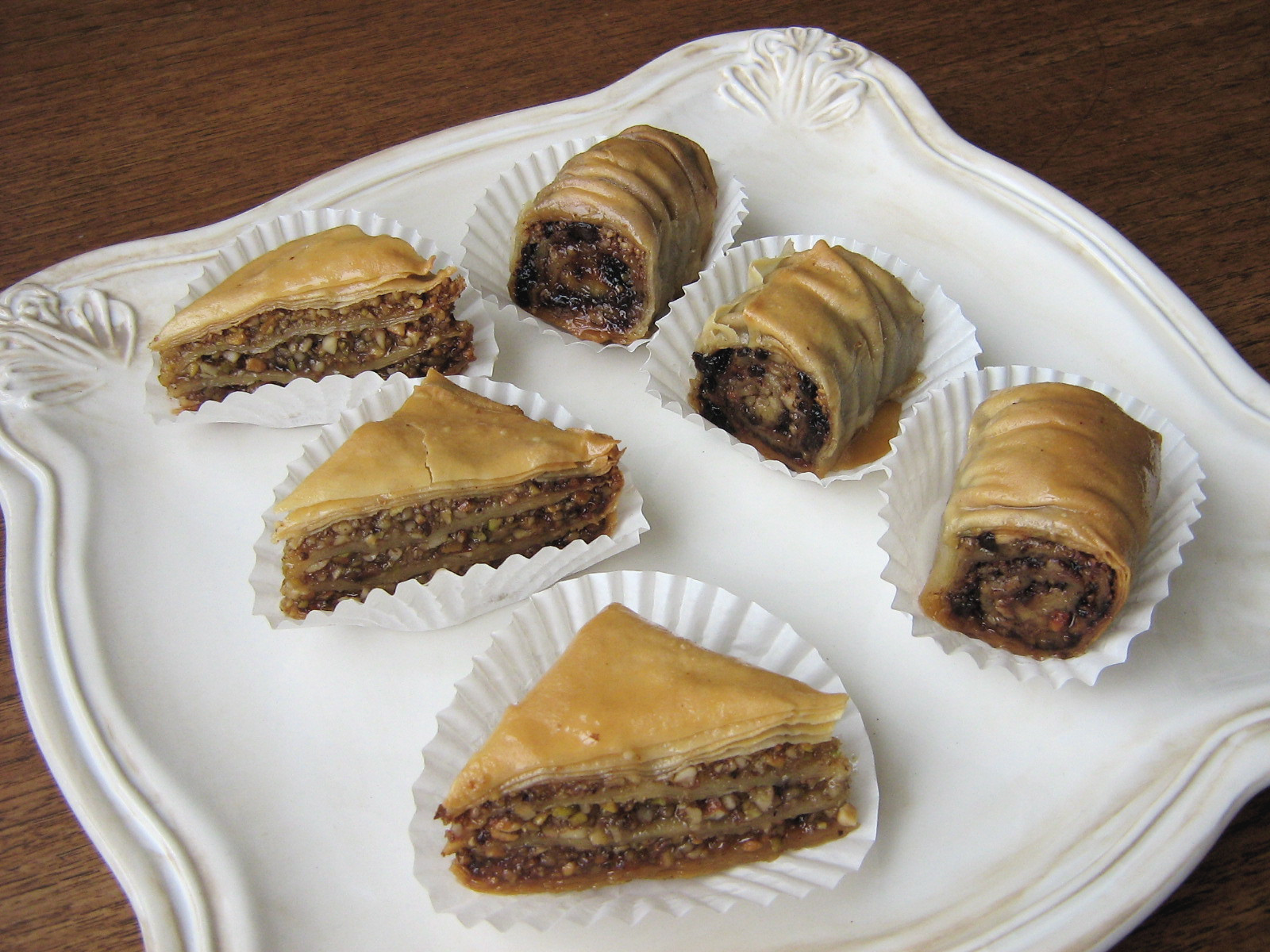 Phylo Dough Desserts
 Daring Bakers Baklava with Homemade Phyllo Pastry