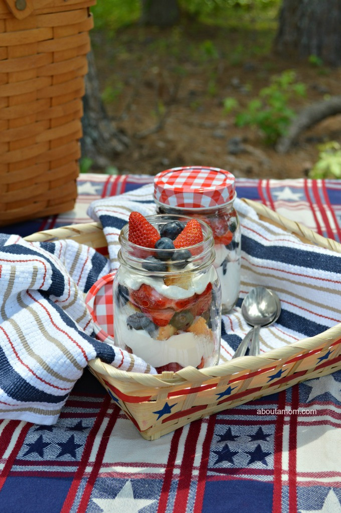 Picnic Desserts For Hot Weather
 Picnic Perfect Patriotic Berry Trifle About A Mom