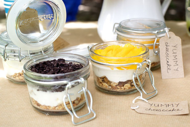 Picnic Desserts For Hot Weather
 Minichefs cheesecake in a jar