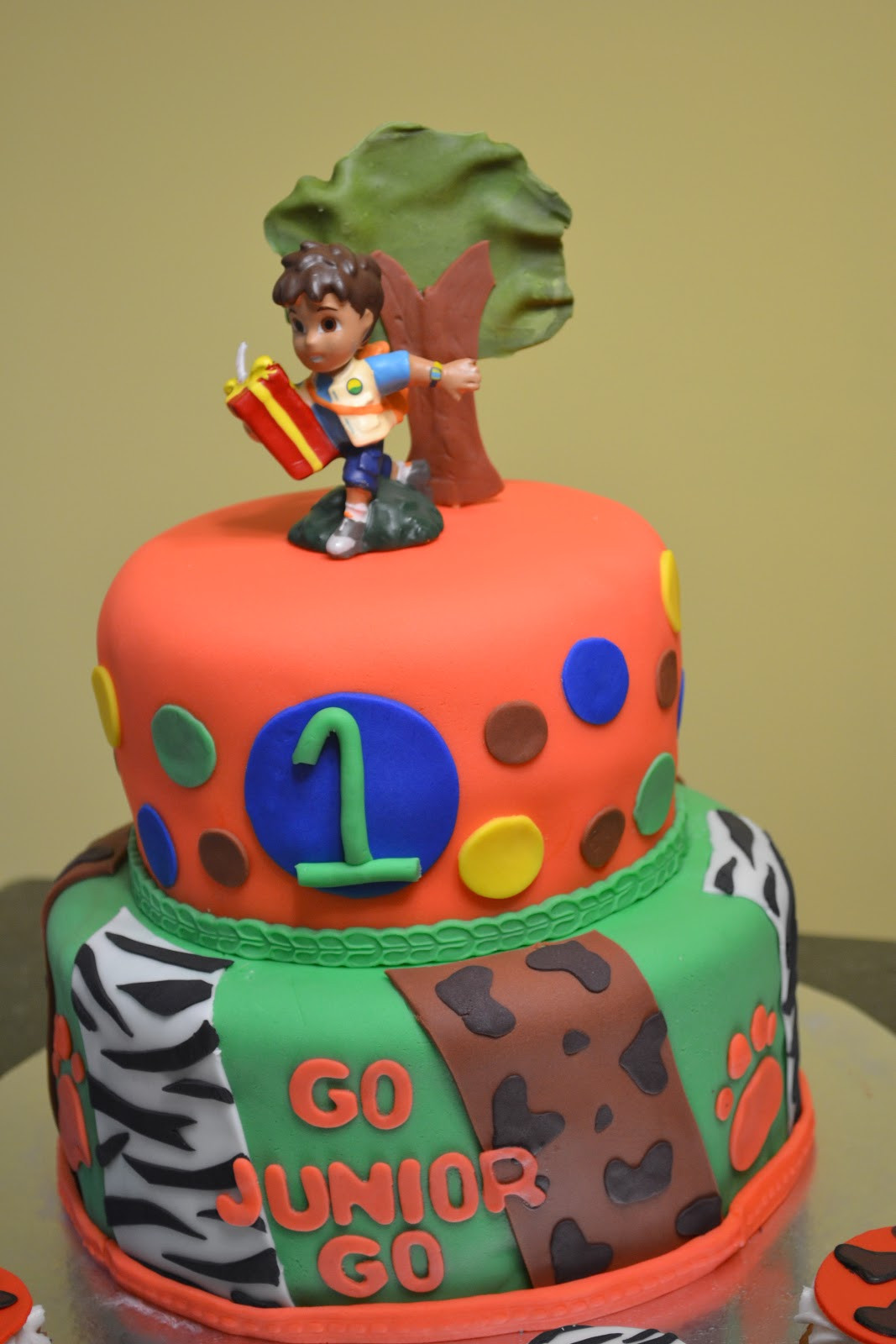 Picture Of Birthday Cake
 Cakes by Lala Go Diego Go first birthday cake