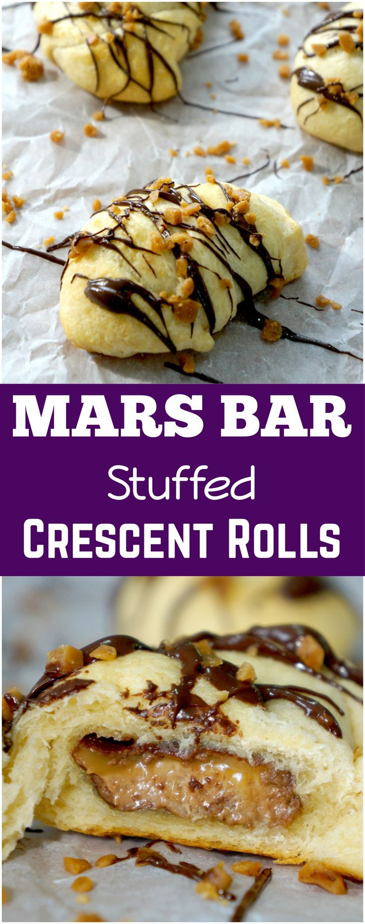 Pillsbury Crescent Roll Dessert Recipes
 Mars Bar Stuffed Crescent Rolls Easy dessert recipe using