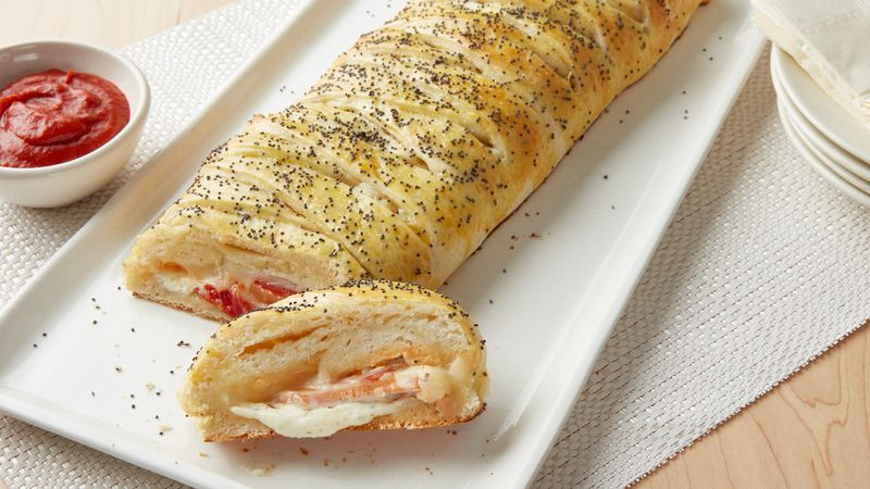 Pillsbury Pizza Dough Recipes
 Braided Stuffed Pizza Bread Recipe Pillsbury