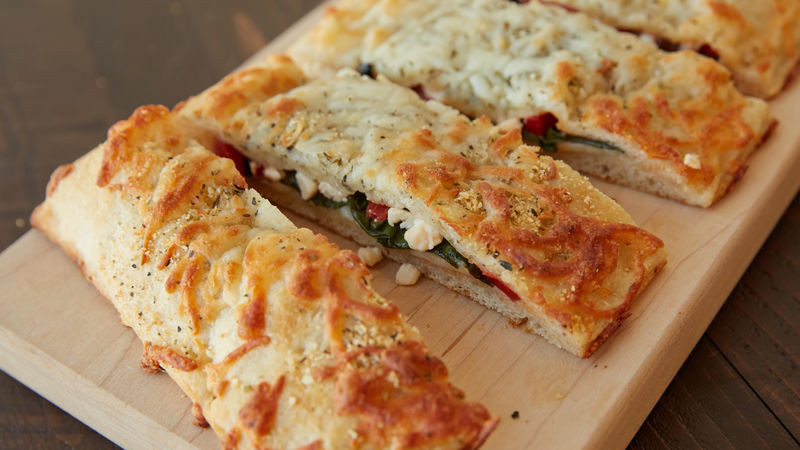 Pillsbury Pizza Dough Recipes
 Spinach and Feta Stuffed Pizza Bread Recipe Pillsbury