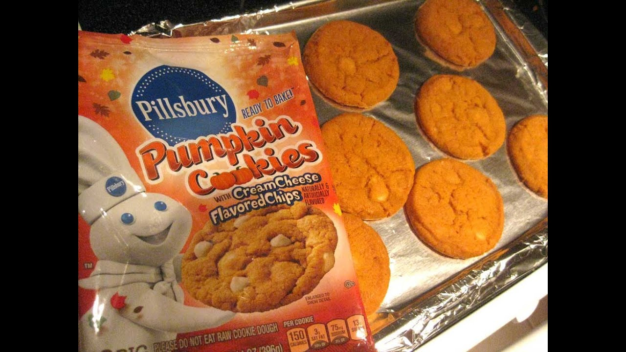 Pillsbury Pumpkin Cookies
 Pillsbury Pumpkin Cookies with Cream Cheese Flavored Chips