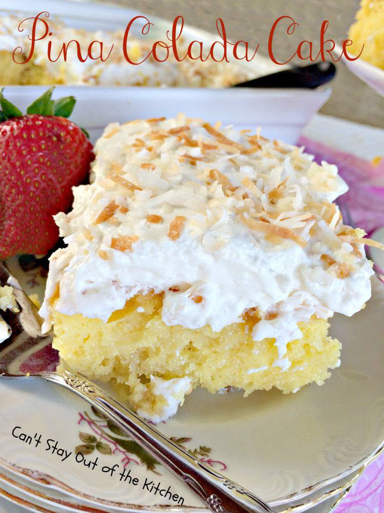 Pina Colada Cake Recipe
 Pina Colada Cake Can t Stay Out The Kitchen
