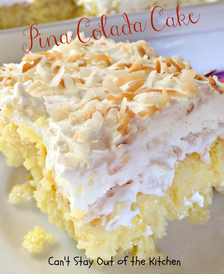 Pina Colada Cake Recipe
 Pineapple Cream Cheese Dessert Can t Stay Out of the Kitchen