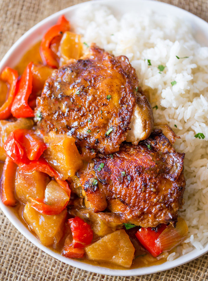 Pineapple Chicken Recipes
 pineapple chicken thighs slow cooker