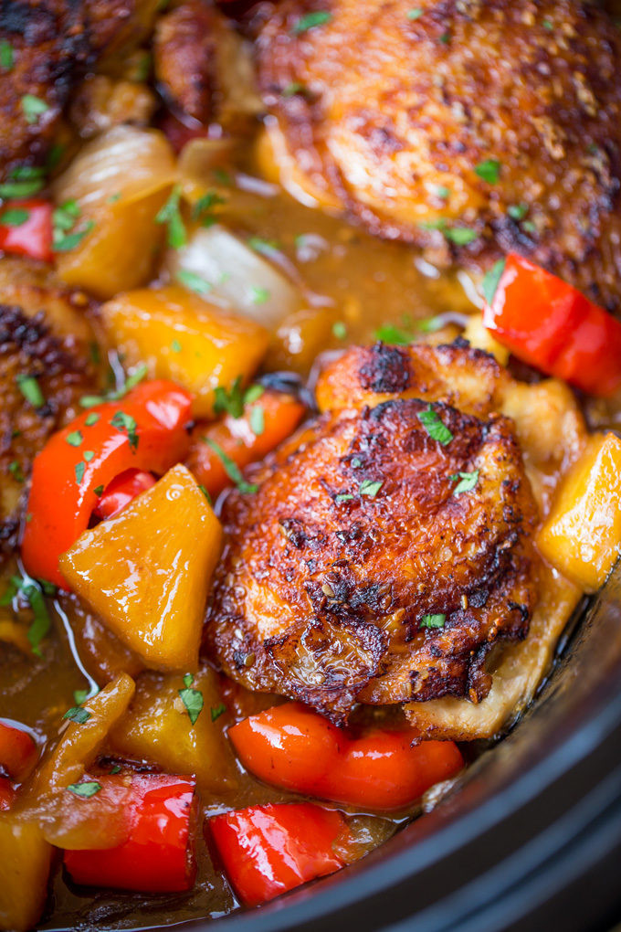 Pineapple Chicken Recipes
 pineapple chicken thighs slow cooker
