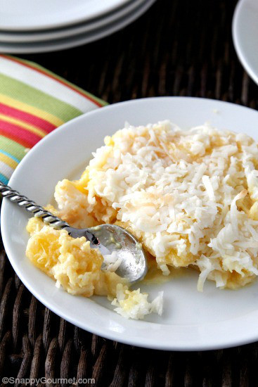 Pineapple Dump Cake
 Coconut and Pineapple Dump Cake