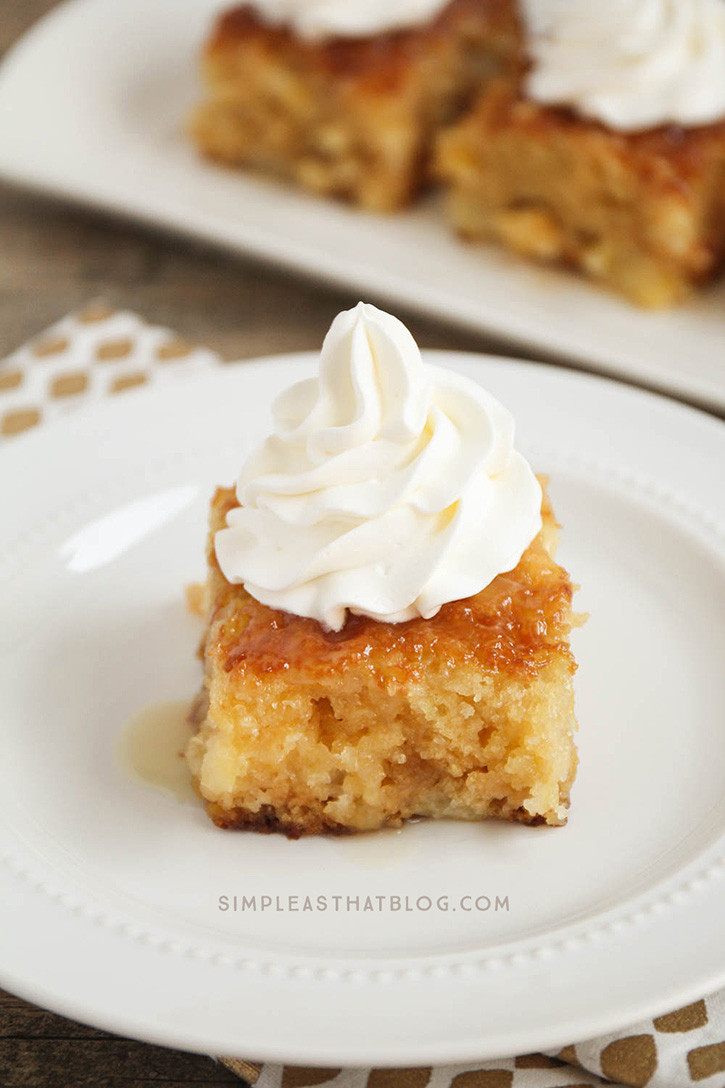 Pineapple Poke Cake
 Lemon Fluff Dessert