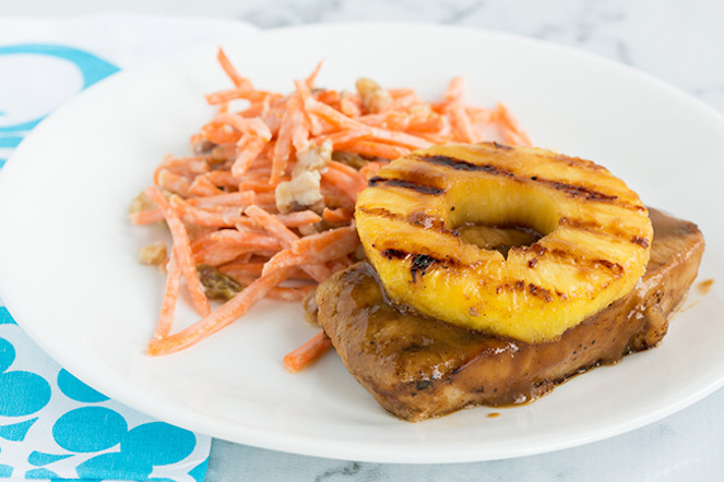 Pineapple Pork Chops
 Recipe Grilled Pineapple Teriyaki Pork Chops